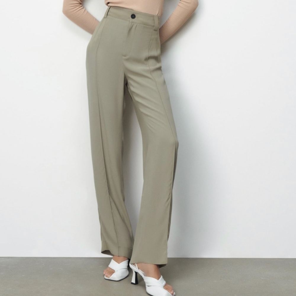 Zara pants full length straight leg NWT